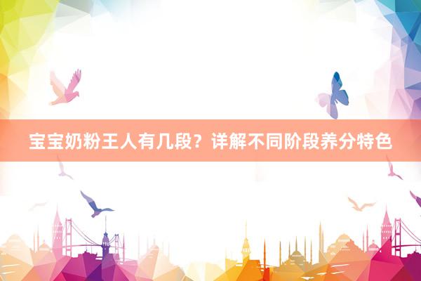 宝宝奶粉王人有几段？详解不同阶段养分特色